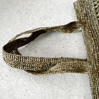 ラフィア鍵編みバック