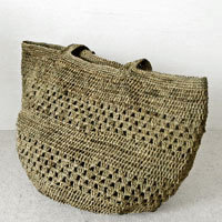 ラフィア鍵編みバック