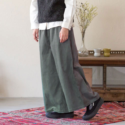 CHコーデュロイロングワイドPT