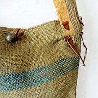 麻袋革ショルダー