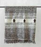 ヤク手織りショール