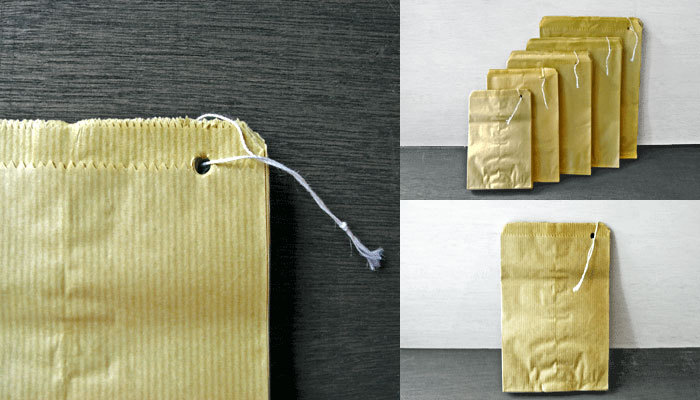 筋入り茶袋 (LL)