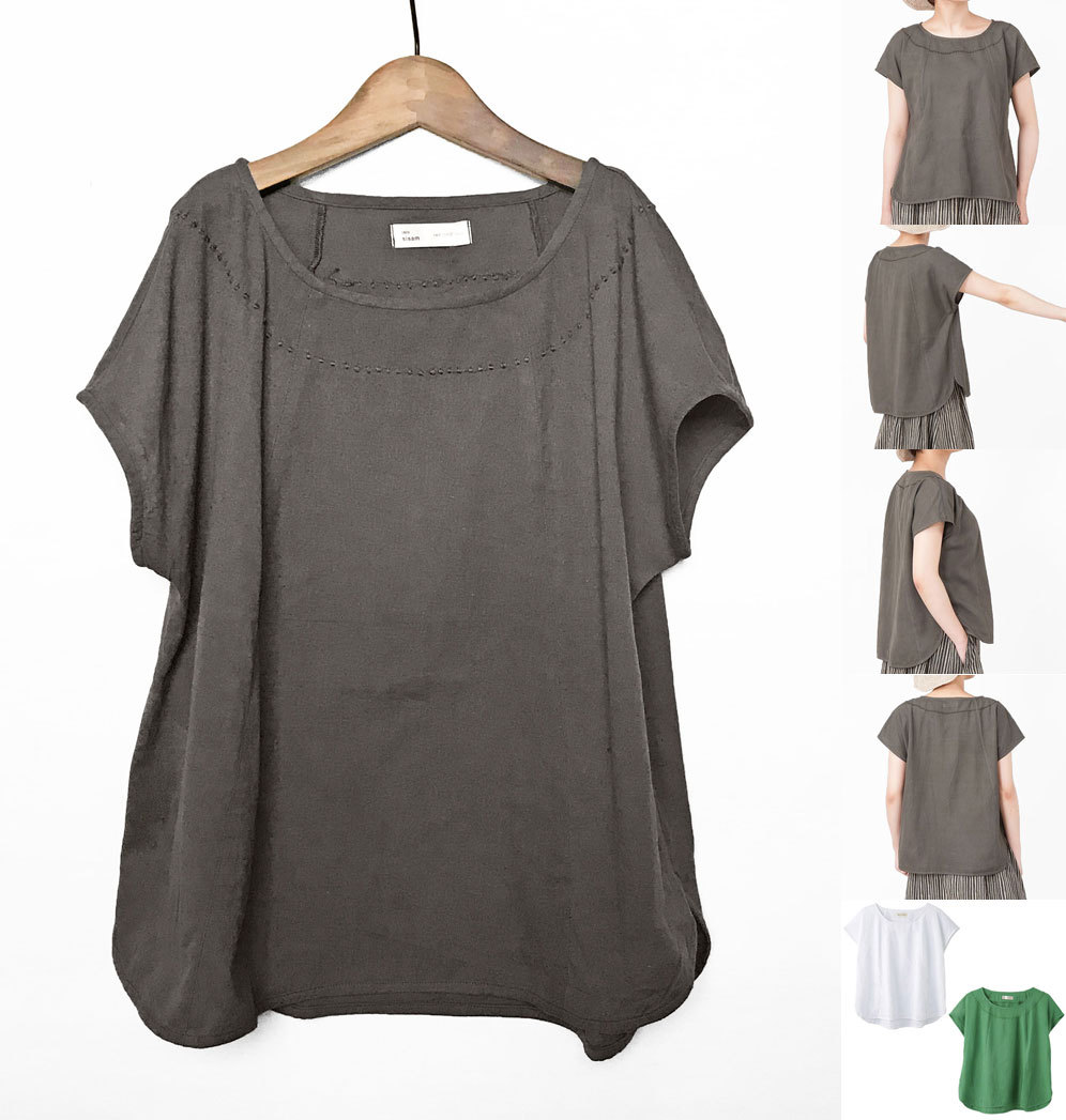 HCツブツブネックTOP