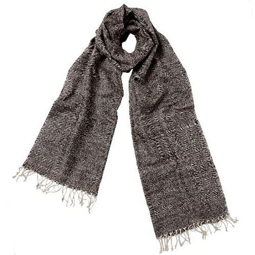 ヘリンボーンエリシルクショール