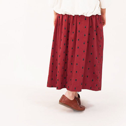 CHキノミギャザースカート