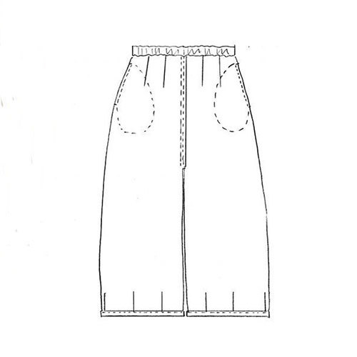 CHウラネルツイルタックパンツ