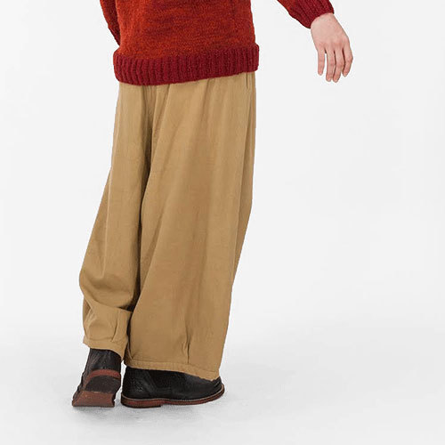 CHウラネルツイルタックパンツ